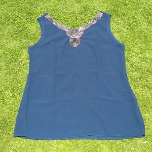 Breastfeeding Nursing Top in Navy, XS-S